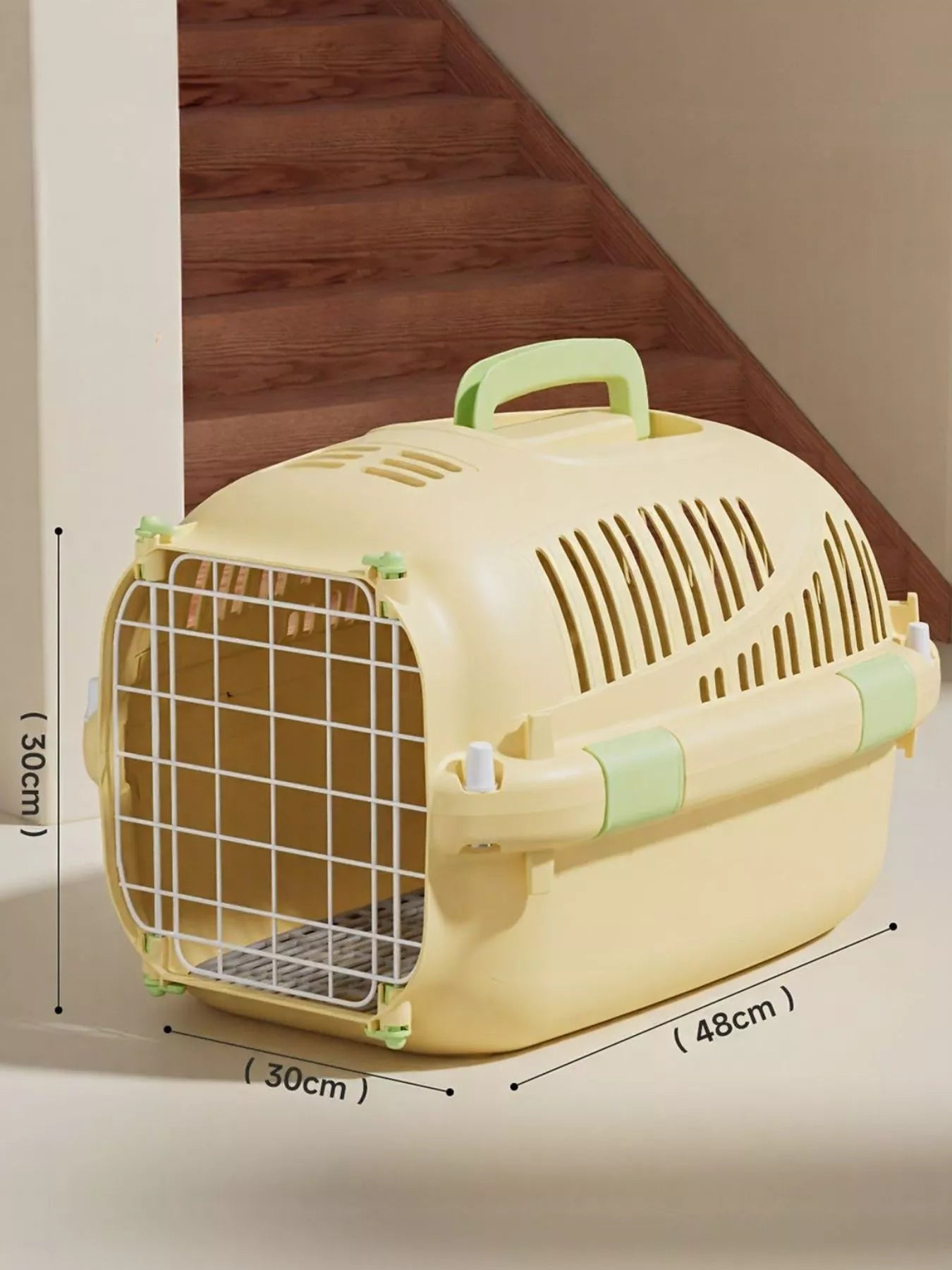 Portable Ventilated Pet Carrier Travel Cage for Cats Dogs
