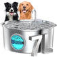 7L Stainless Steel Automatic Heated Pet Water Dispenser Fountain