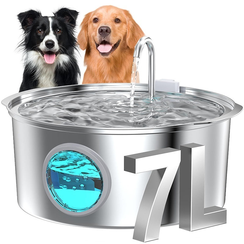 7L Stainless Steel Automatic Heated Pet Water Dispenser Fountain