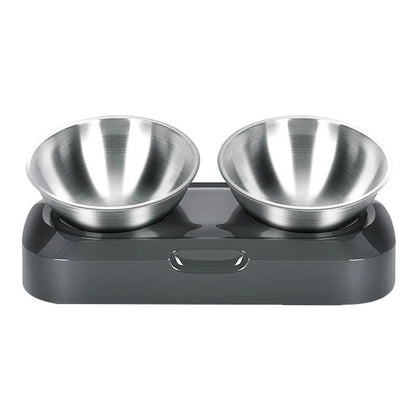 Stainless Steel Pet Feeding Bowl with Elevated Stand