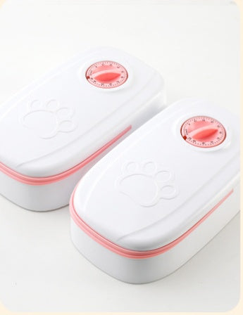 Smart Automatic Pet Feeder Timer Stainless Steel Bowl Dispenser
