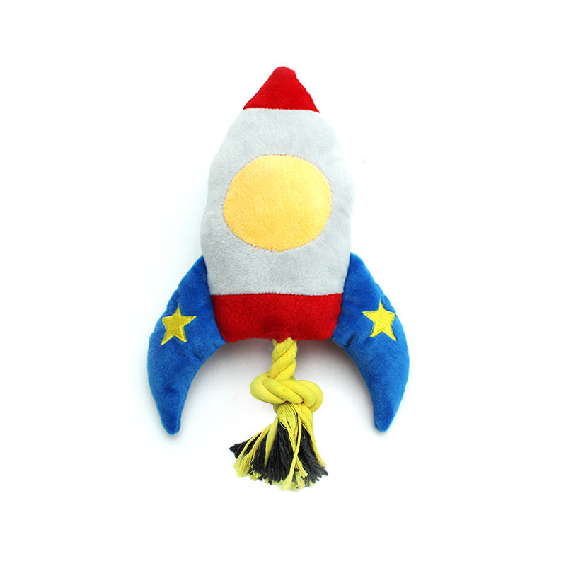 Dog Plush Rope Chew Toy Teeth Cleaning Toy