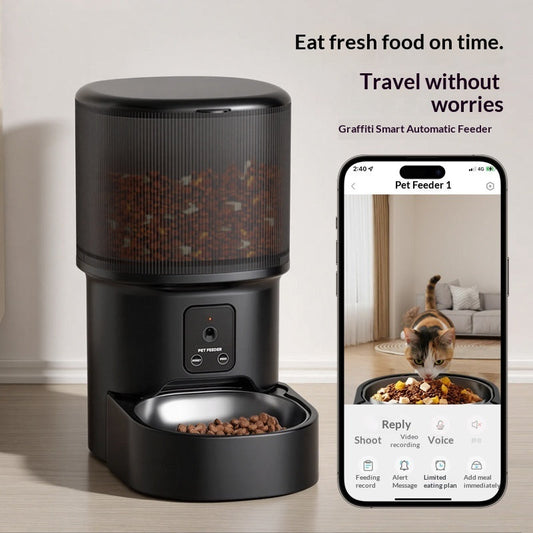 Smart Pet Feeder with Timer and Voice Control