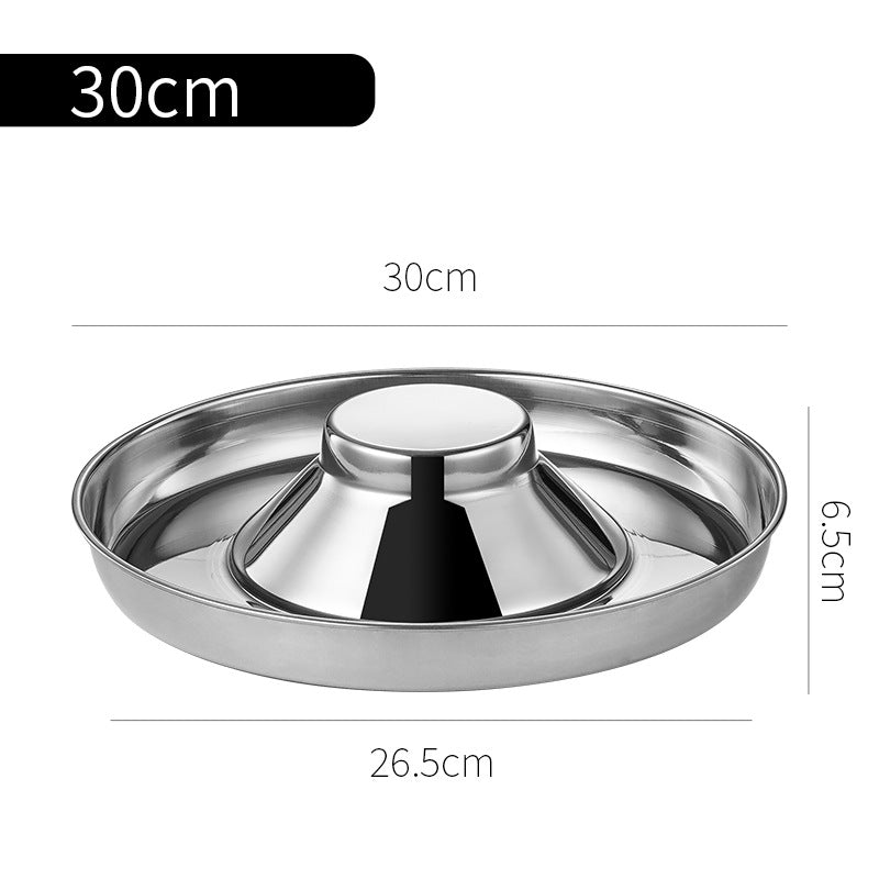 Stainless Steel Puppy Weaning Feeding Bowl for Multiple Pets