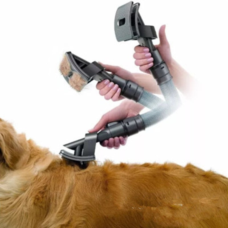 Pet Grooming Vacuum Brush Attachment Hair Removal Tool