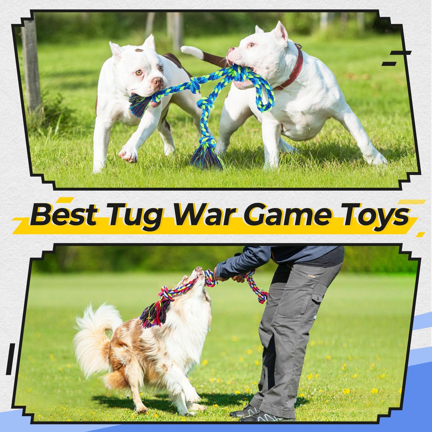Tough Dog Rope Tug Toy For Aggressive Chewers