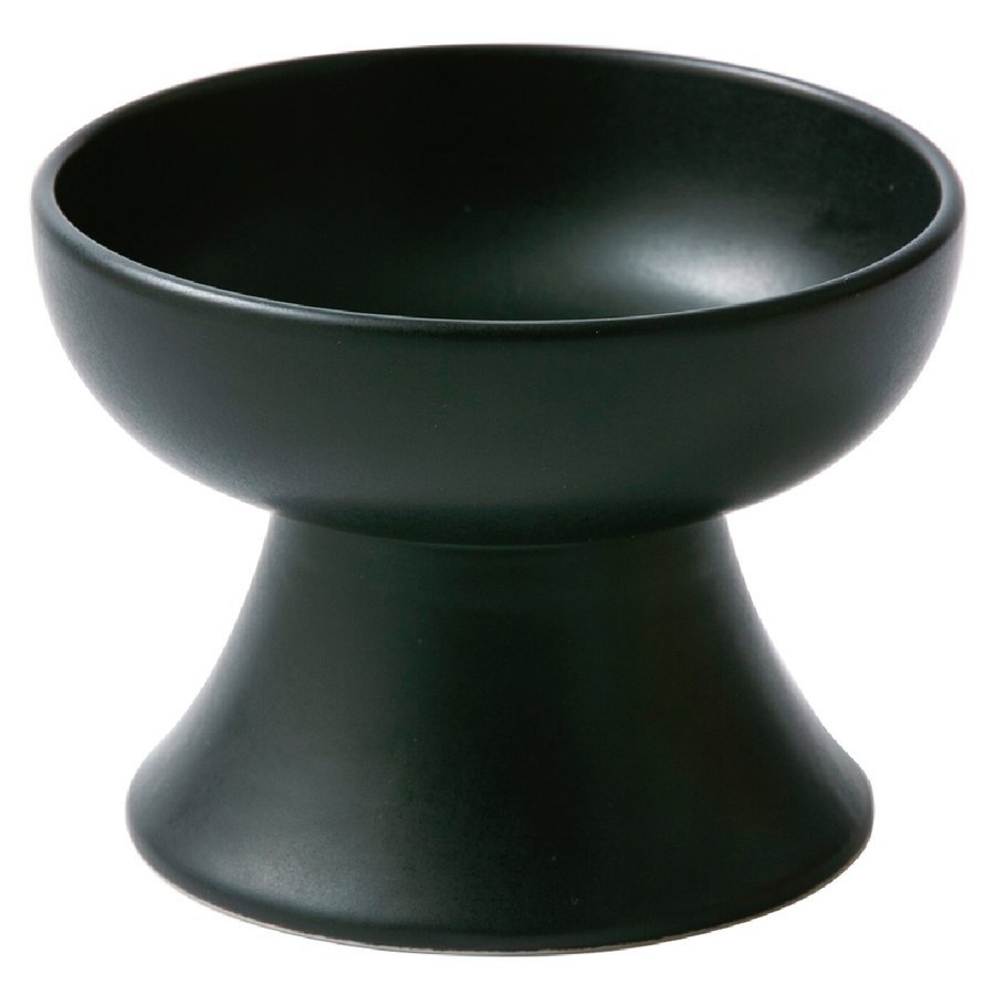 Japanese Style Elevated Ceramic Pet Bowl for Cats