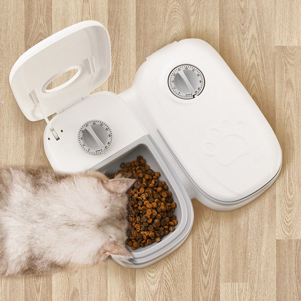 Smart Automatic Pet Feeder Timer Stainless Steel Bowl Dispenser