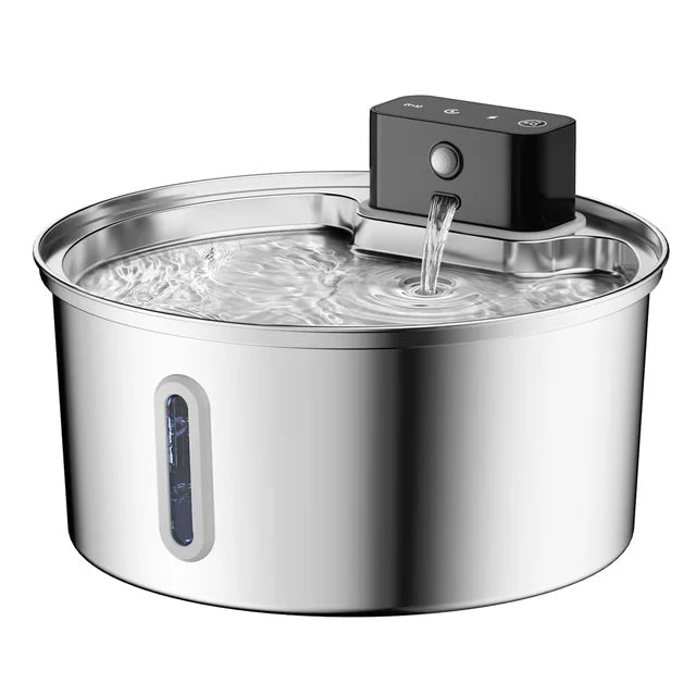 Wireless Smart Pet Water Dispenser Stainless Steel Automatic Fountain