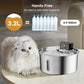 Wireless Smart Pet Water Dispenser Stainless Steel Automatic Fountain