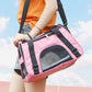 Foldable Expandable Pet Carrier Bag with Breathable Mesh