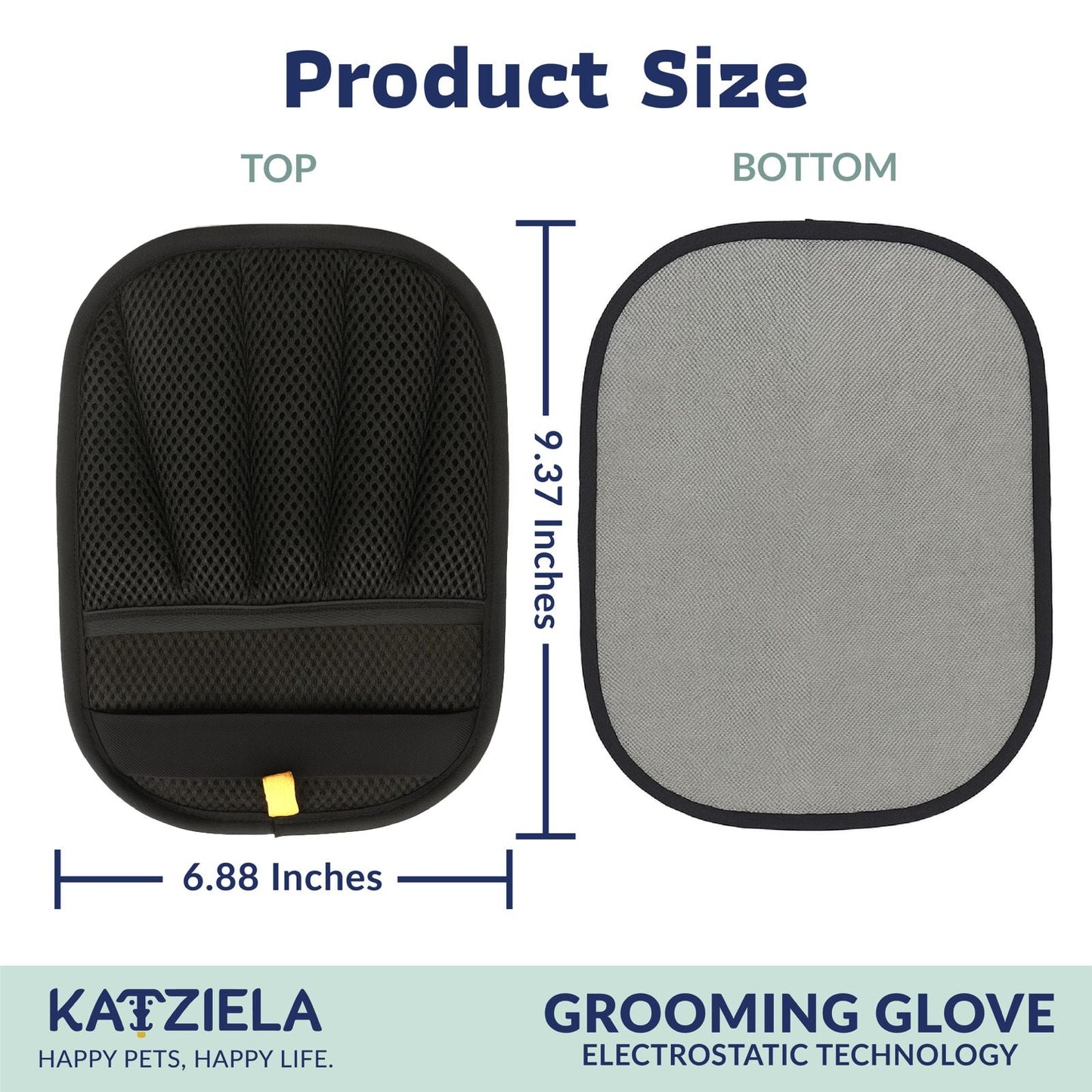 Reusable Pet Hair Remover Grooming Glove For Dogs Cats