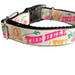 The Hell I Won't! Glitter Nylon Dog Collar