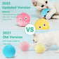 Smart Fluffy Plush Cat Ball Toys Interactive Chirping Balls Cat Kicker Toys 3 Lifelike Sounds Fun Kitty Kitten Toys  Interactive Electric Cat Ball with Sound