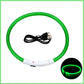 USB Rechargeable LED Dog Collar for Night Safety