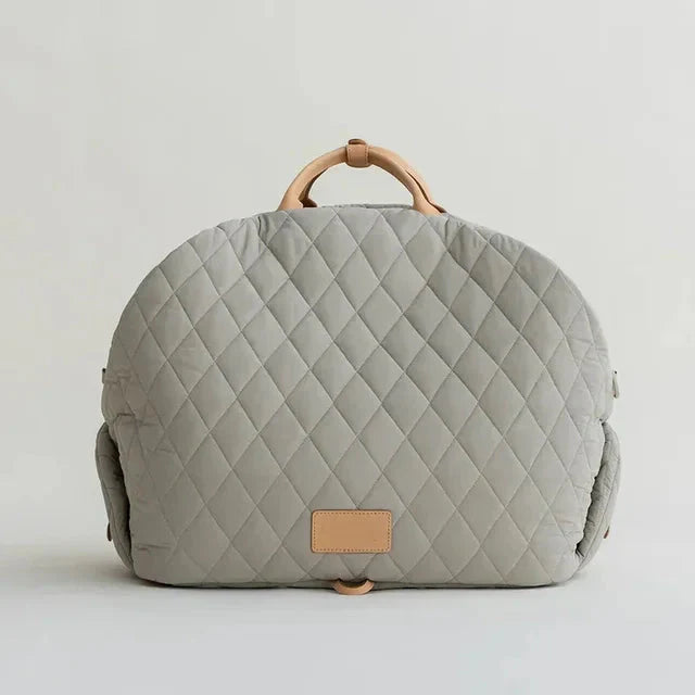 Quilted Designer Pet Tote Carrier for Small Pets