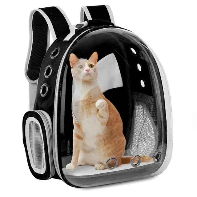 Space Capsule Pet Backpack Ventilated Travel Carrier Bag