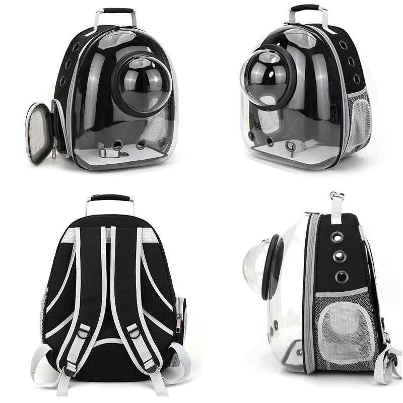 Space Capsule Pet Backpack Ventilated Travel Carrier Bag