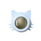 Ball Cat Toy Pasted Lollipop Gatos Mint On The Wall Pet  Ball Snack Good Cat Accessories Cat Toy with Light and Self-Rotating Ball Kitten Gift Edible Cat Lick Toy Cat Chew Toy Teeth Cleaning Cat Bite Toy Rotating Cat Toy