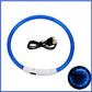USB Rechargeable LED Dog Collar for Night Safety
