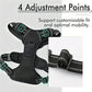Reflective Service Dog Harness with Front Clip Handle