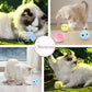 Smart Fluffy Plush Cat Ball Toys Interactive Chirping Balls Cat Kicker Toys 3 Lifelike Sounds Fun Kitty Kitten Toys  Interactive Electric Cat Ball with Sound