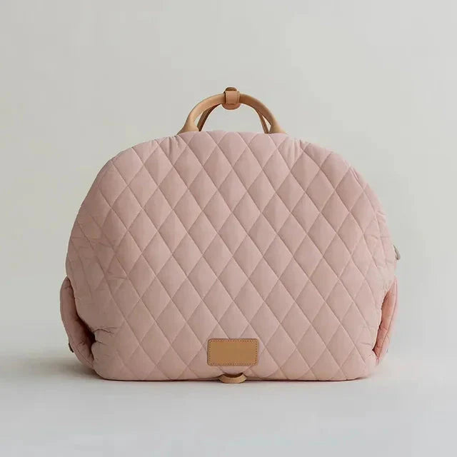 Quilted Designer Pet Tote Carrier for Small Pets