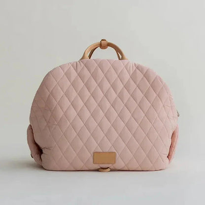 Quilted Designer Pet Tote Carrier for Small Pets