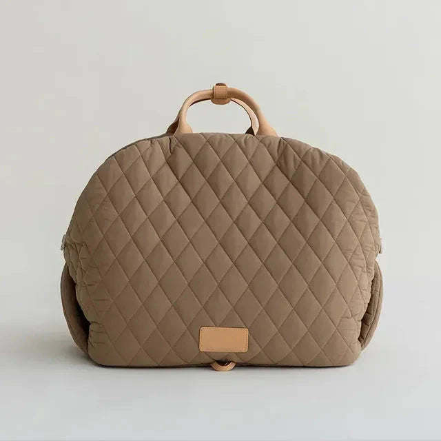 Quilted Designer Pet Tote Carrier for Small Pets