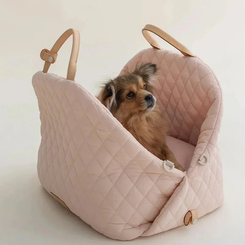 Quilted Designer Pet Tote Carrier for Small Pets