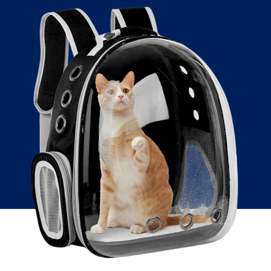 Space Capsule Pet Backpack Ventilated Travel Carrier Bag