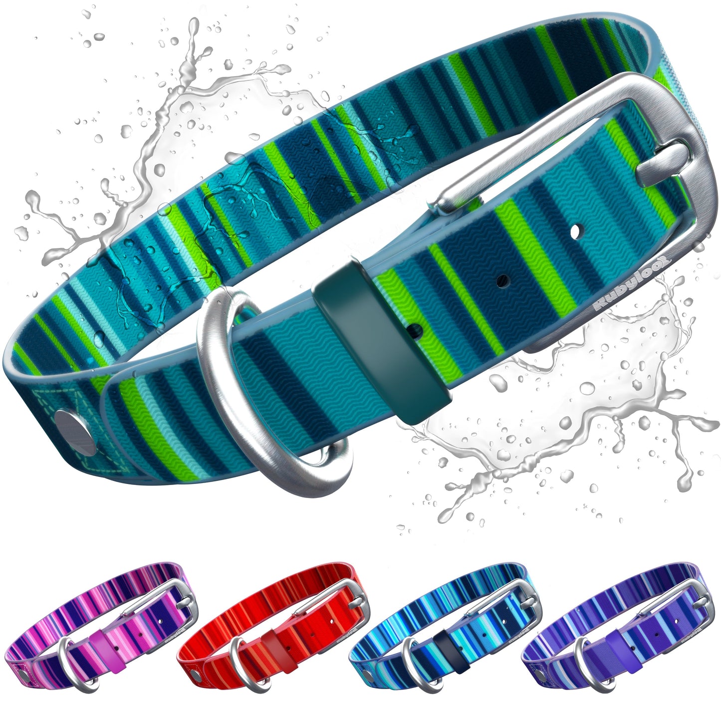 Waterproof Washable Dog Collar Stink-Proof Durable Pet Accessory