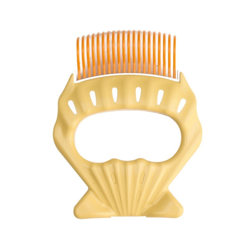 Shell-Shaped Pet Grooming Brush Hair Remover Comb Tool