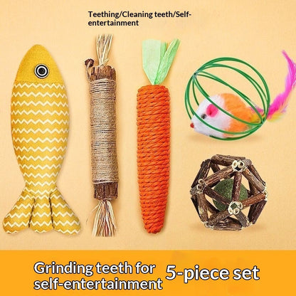 Cat Toy Gift Set Interactive Pet Supplies Collection