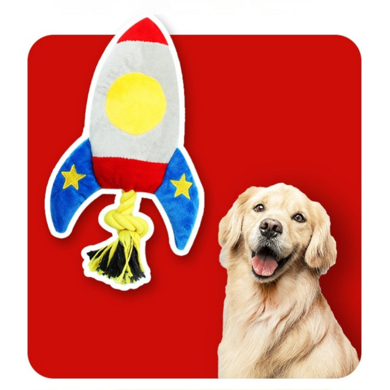 Dog Plush Rope Chew Toy Teeth Cleaning Toy