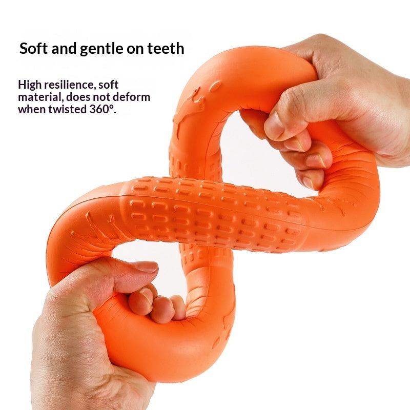 Soft Pull-Ring Flying Disc Dog Training Toy