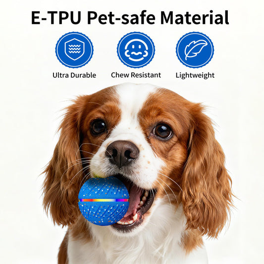 Interactive Smart Bouncing Dog Ball With Colorful Lights