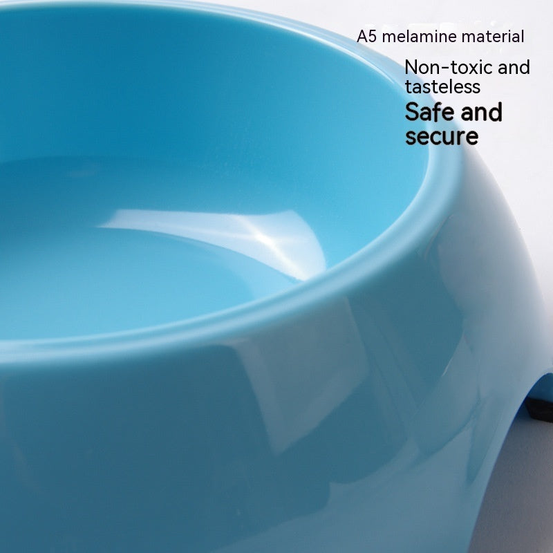 Melamine Pet Bowl with Stainless Steel Removable Feeding Dish