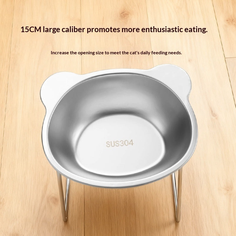 304 Stainless Steel Pet Food and Water Bowl