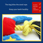 Dog Plush Rope Chew Toy Teeth Cleaning Toy