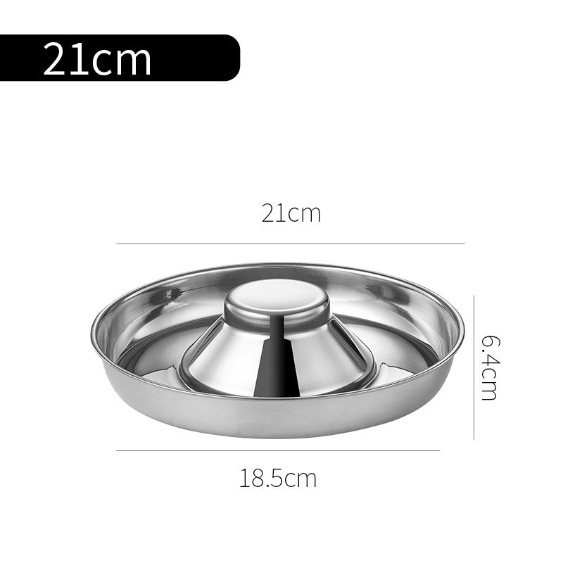Stainless Steel Puppy Weaning Feeding Bowl for Multiple Pets