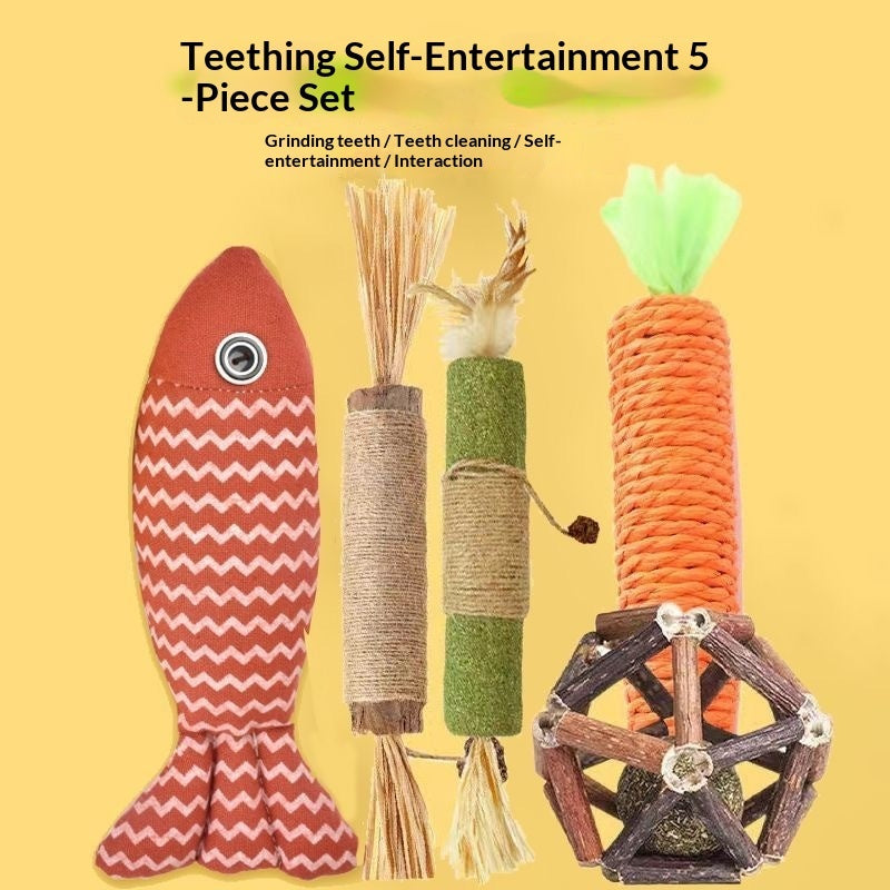 Cat Toy Gift Set Interactive Pet Supplies Collection