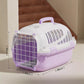 Portable Ventilated Pet Carrier Travel Cage for Cats Dogs