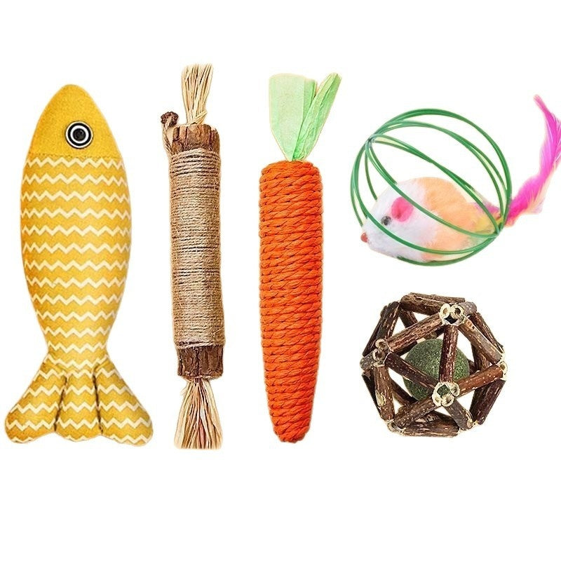 Cat Toy Gift Set Interactive Pet Supplies Collection