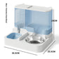 Automatic Feeder And Water Fountain Combo Cat Food Bowl