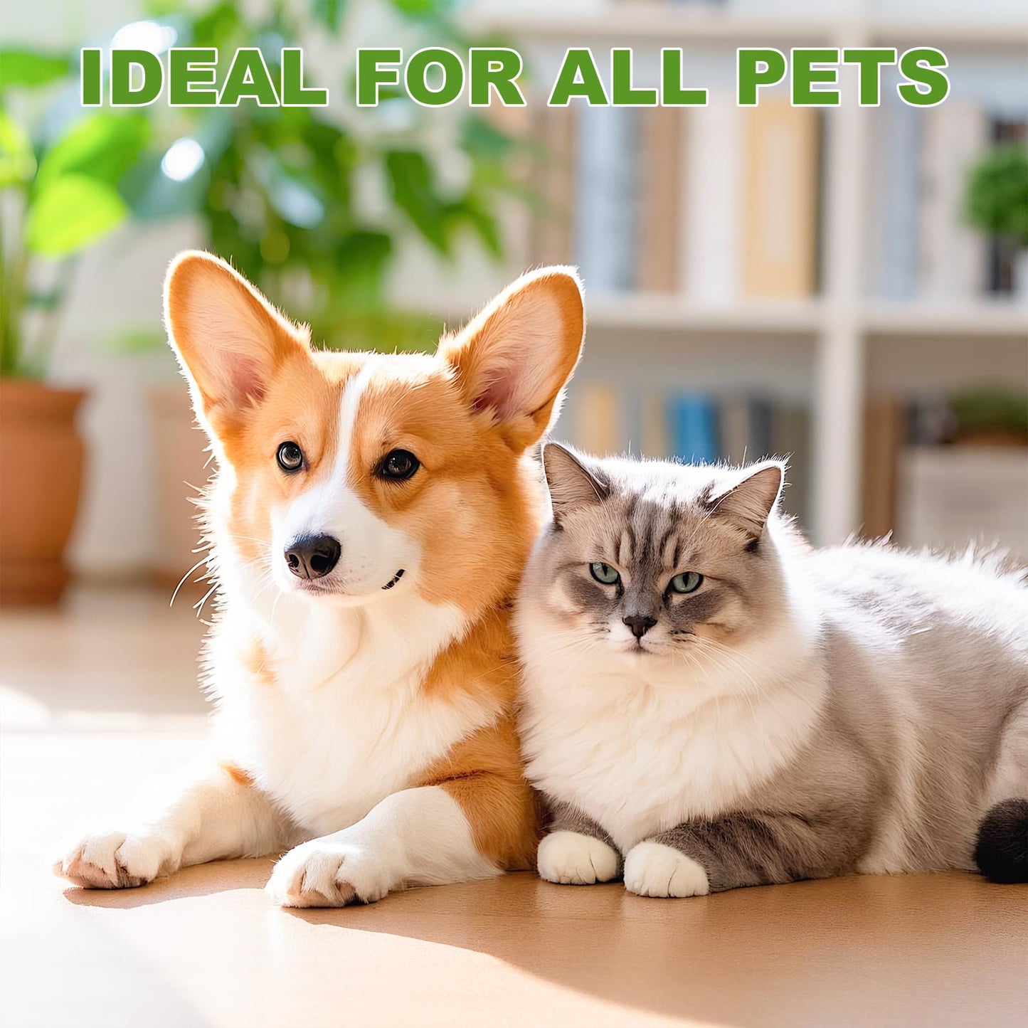 Double-Sided Dematting Comb for Dogs Cats Deshedding Grooming Tool