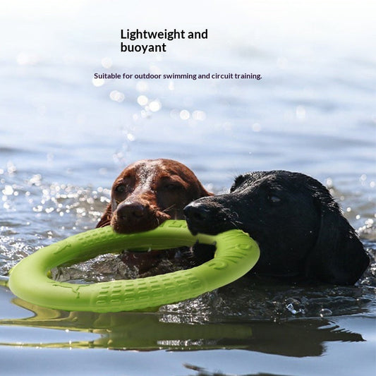 Soft Pull-Ring Flying Disc Dog Training Toy