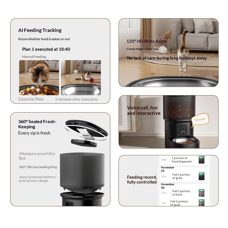 Smart Pet Feeder with Timer and Voice Control
