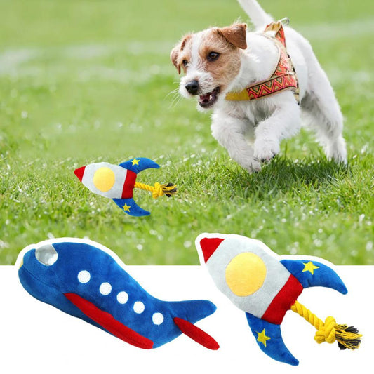 Dog Plush Rope Chew Toy Teeth Cleaning Toy
