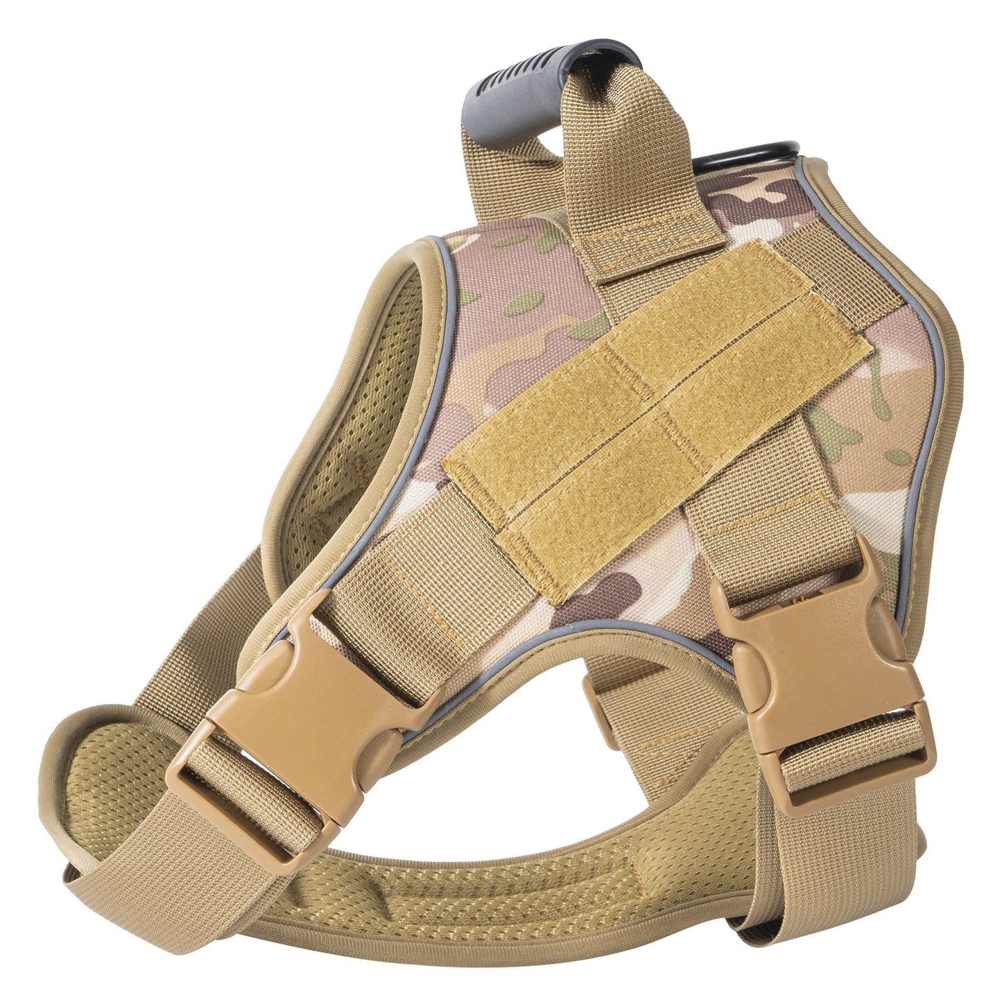 Breathable Tactical Dog Harness with Heavy Duty Leash Rope